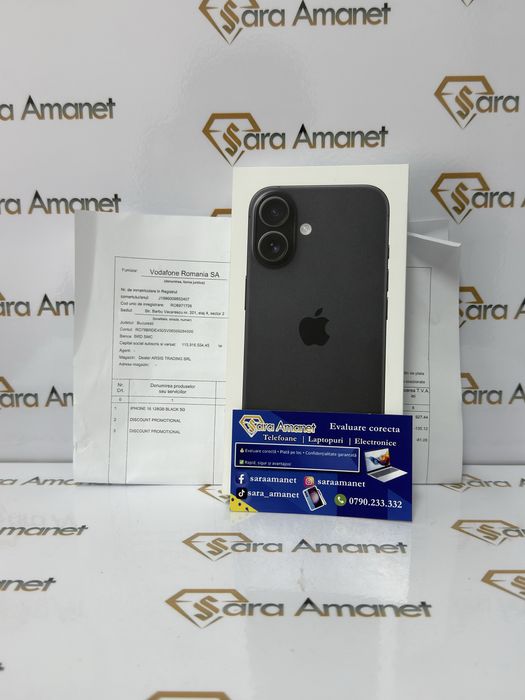 Iphone 16 128Gb ( Garantie 2 ani ) Sara Amanet