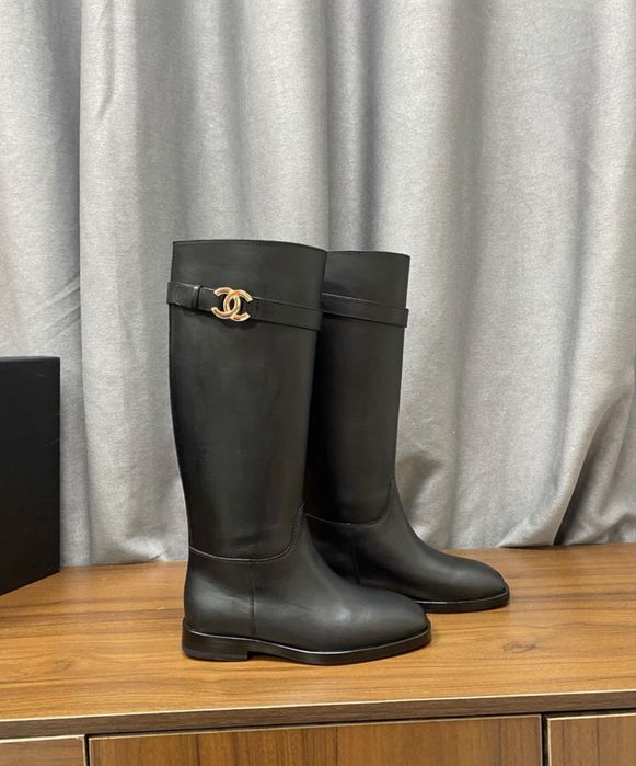 Cizme Chanel piele naturala premium pe comanda