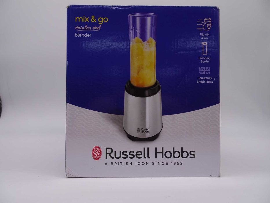 Blender Russell Hobbs, Otel inoxidabil, 300 W, 600 ml, Argintiu , hard