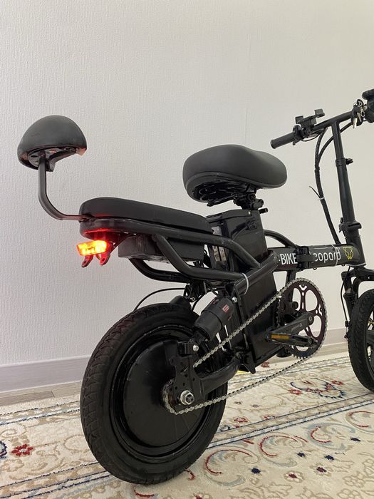 Электровелосипед Leopard (E-bike) куреъер бокс