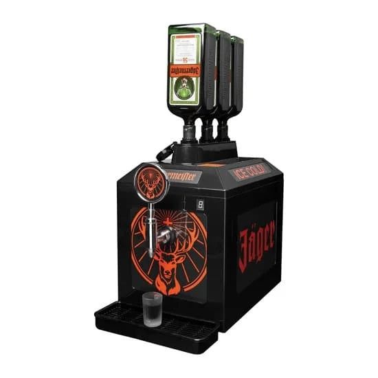 Inchiriez mini dozator cu 3 sticle de Jägermeister pentru evenimente