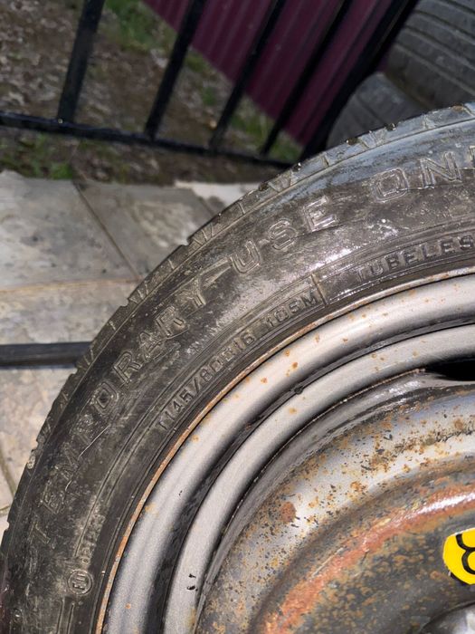 Таблека запаска шины с дисками