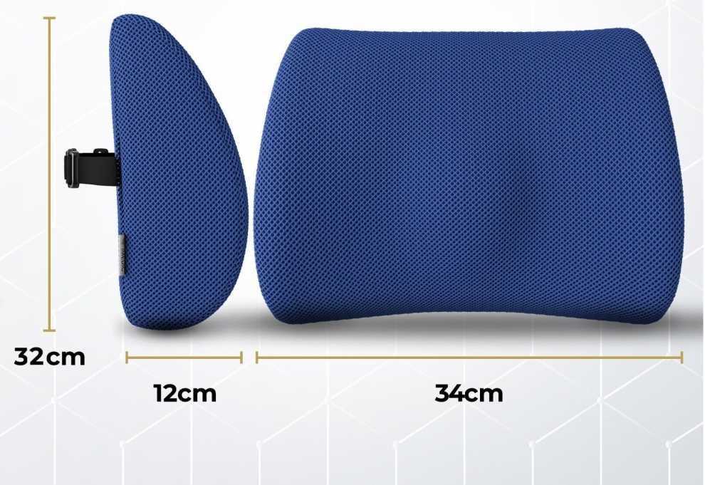 Ортопедична възглавница Mercado Trade,За лумбална опора с охлаждащ гел