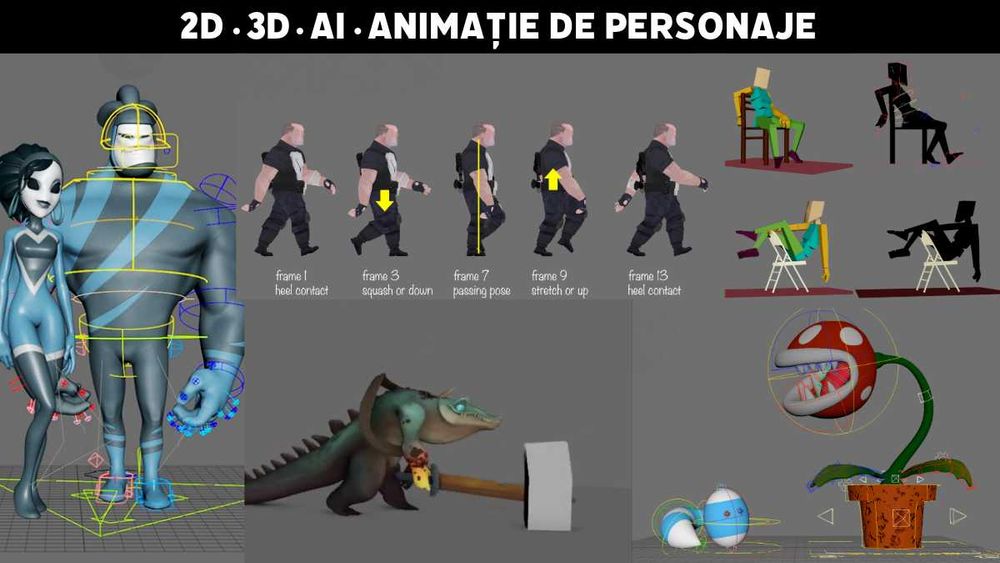 Cursuri Arta Digitala Creativa | Desen, Animație, Modelare, 2D si 3D | Online Personalizat