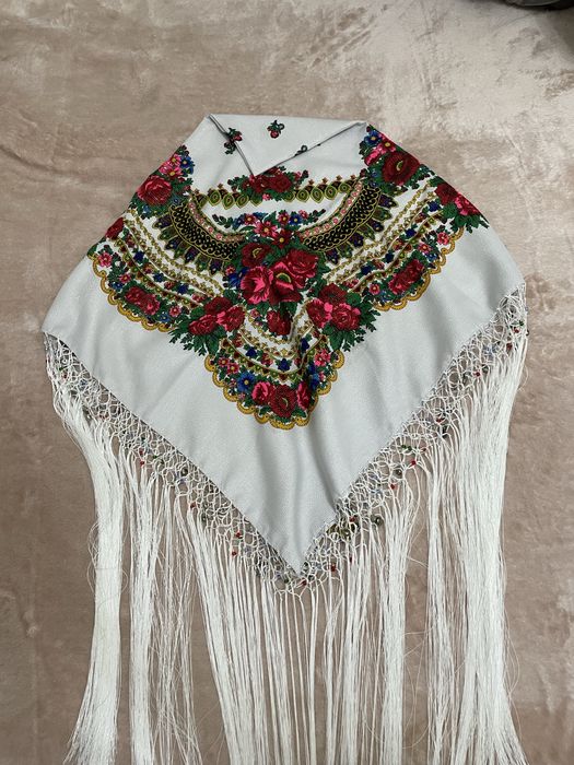 Шашақ орамал ручная работа