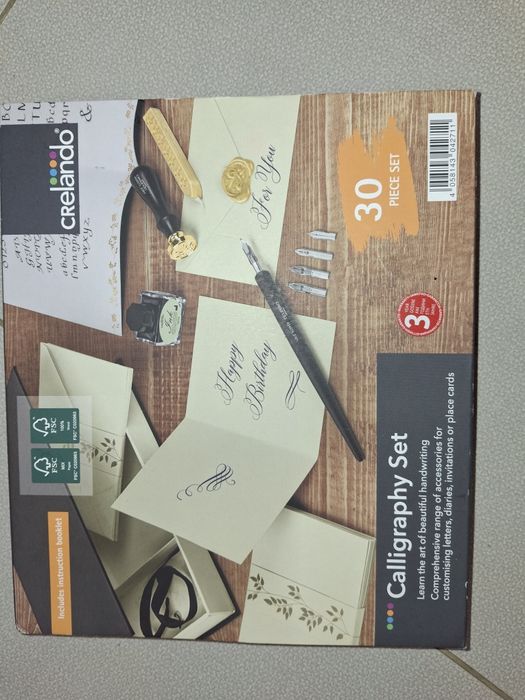 Set Caligrafie, Crelando, Negru,