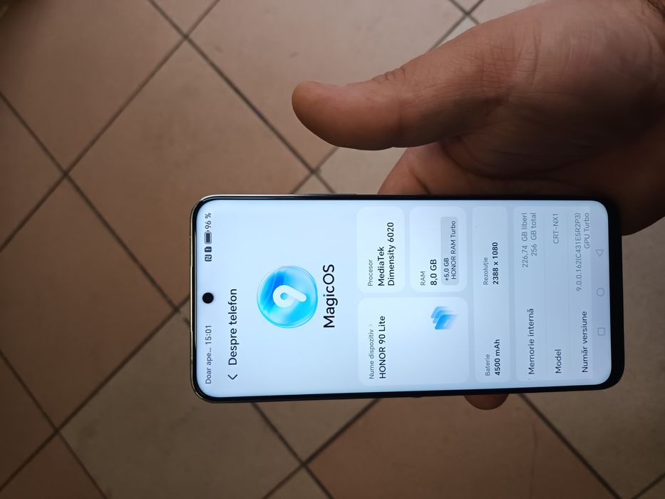 Honor 90 Lite  256GB Memorie internă