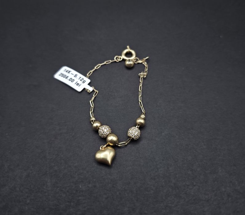 Bijuteria Royal bratara din aur 14k 5.12 gr