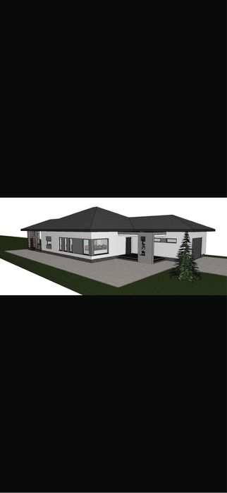 Teren intravilan 2800 mp cu proiect de casa si autorizatie de constructie