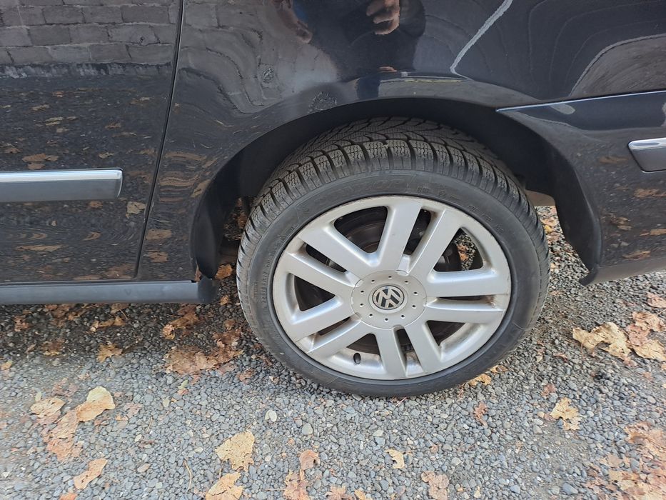 Vând set jante aliaj r17 originale vw sharan 5x112