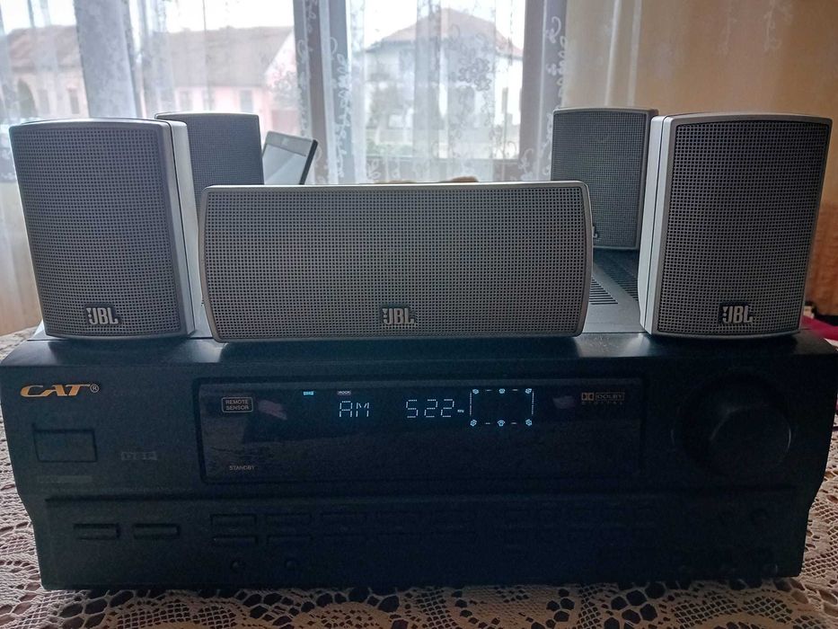 Vand sistem JBL boxe 5.0 ,amplificator CAT  la numai 550 lei