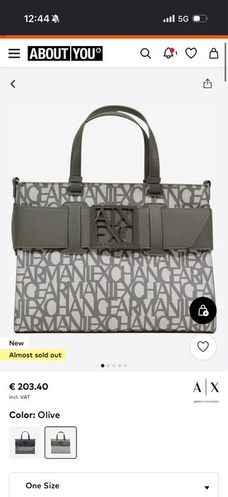 Armani exchange чанта