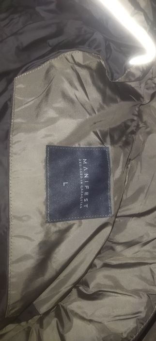 Куртка-пуховик мужская чёрная