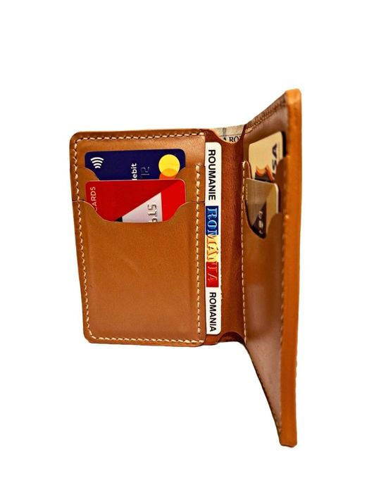 Portofel Piele Naturala Lucrat Manual