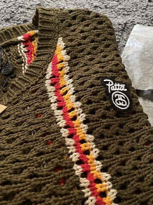 Hanorac tricotat stussy patta