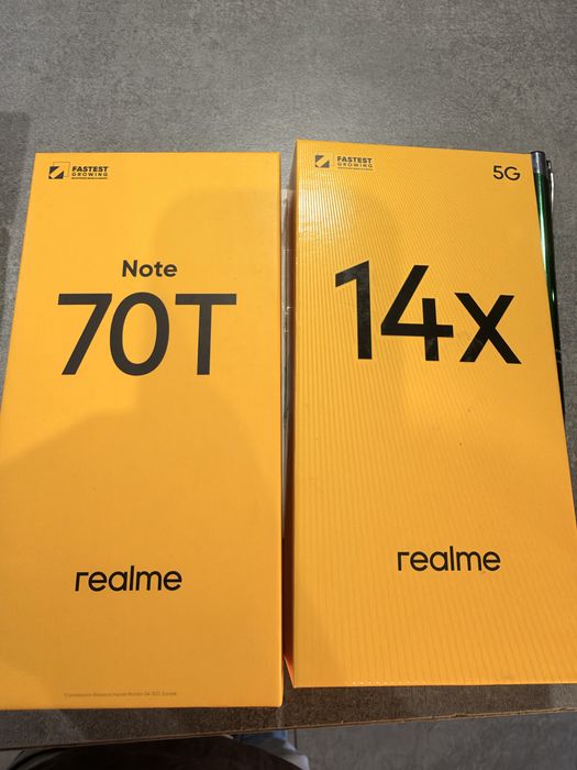 Realme Note 70T с 4GB RAM и 128GB вътрешнаТелефонът е отключен към всички оператори!