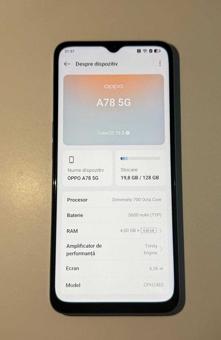 Vând OPPO A78 5G