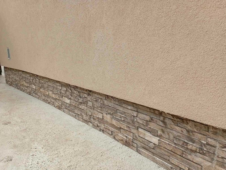 Декоративен панел с каменна облицовка