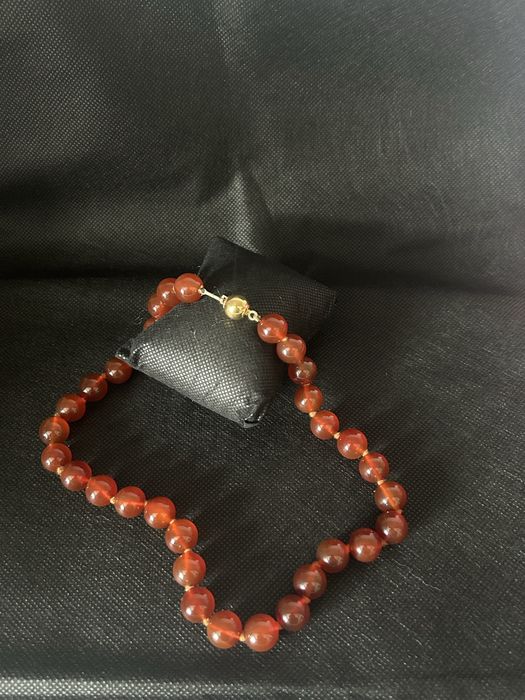 Coliere vintage cu pietre naturale