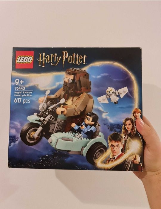 Joc nou LEGO city Harry Potter Hagrid tura cu motocicleta 76443
