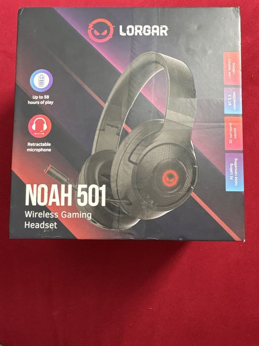 Casti Gaming Wireless LORGAR NOAH 501, ca nou