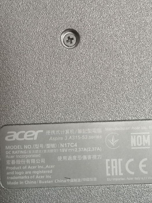Acer Aspire 3 A315-53 series