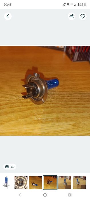 Bec halogen cool blue h7
