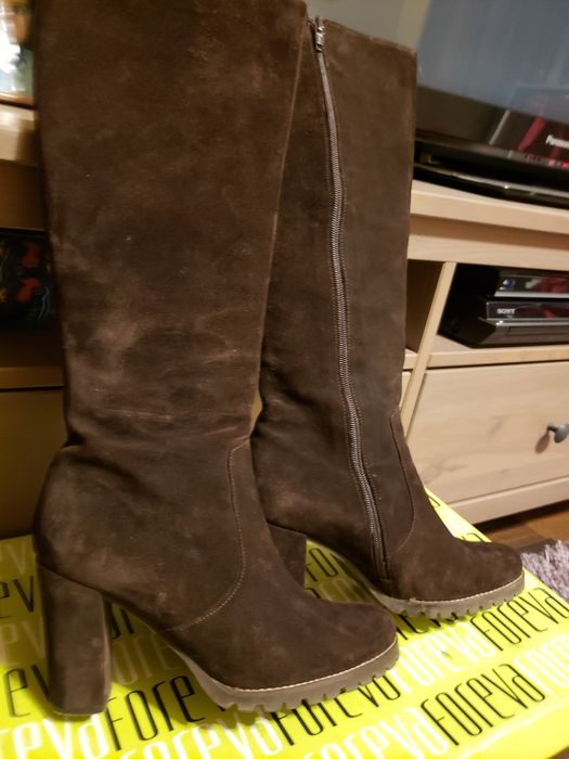 Cizme piele întoarsă 39