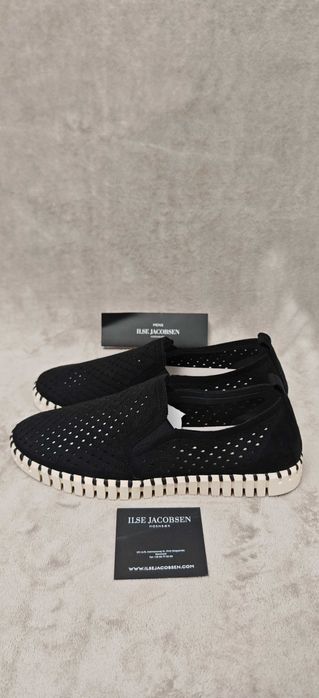 Pantofi ILSE JACOBSEN Tulip bărbați 45 negru ORIGINALI – noi, în cutie