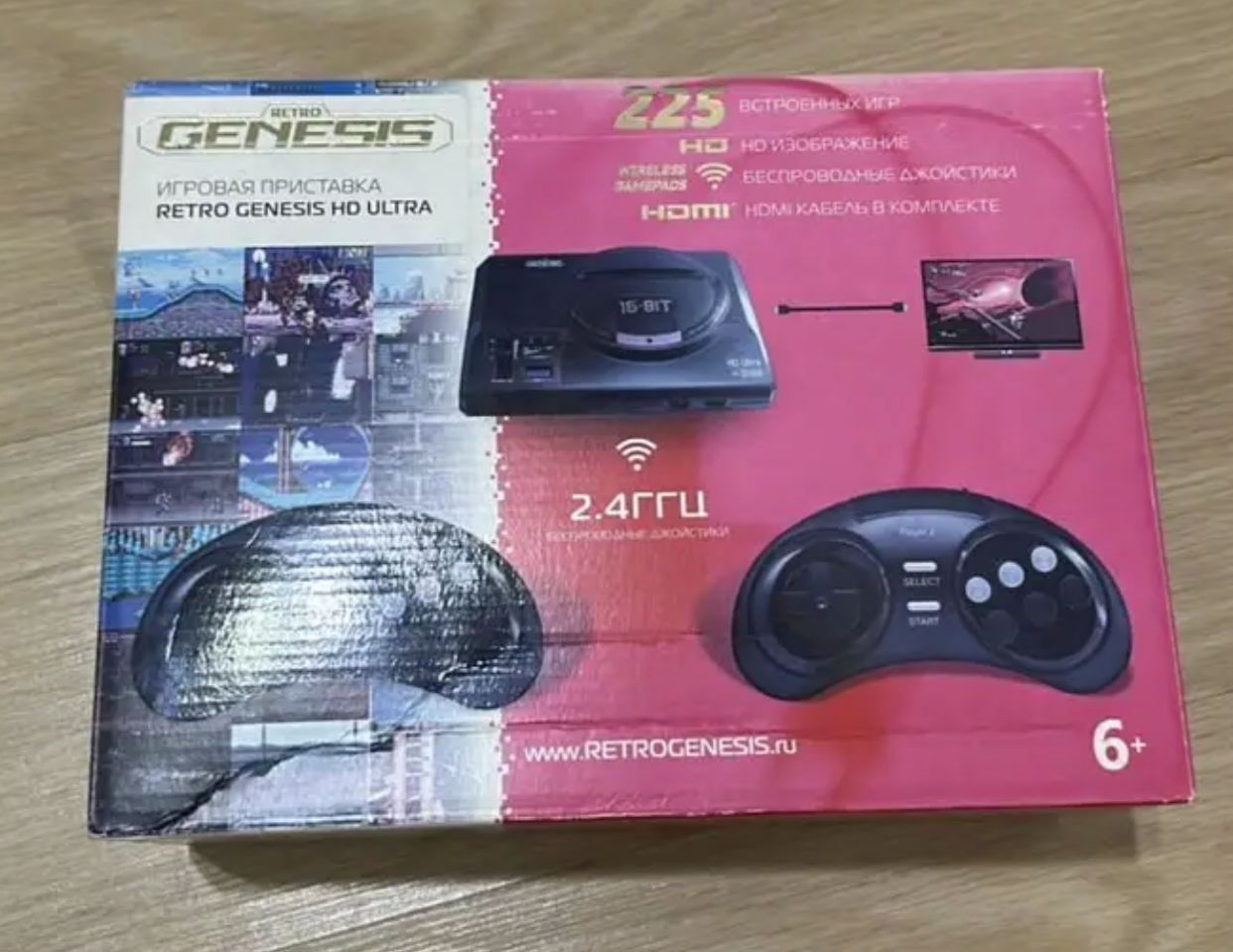 SEGA Retro Genesis HD Ultra c 225 встроенными играми: 19 500 тг. - Приставки  Алматы на Olx