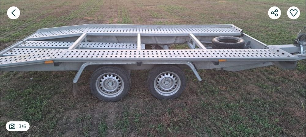 Vând platforma auto de  2000 kg