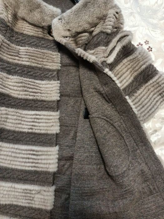 Шуба-пальто натуральная