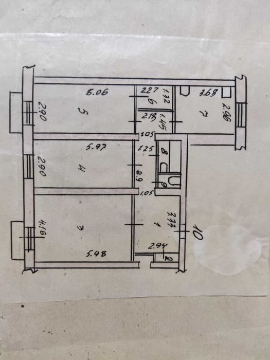 Подам 3-х комнатную, ул.Гоголя