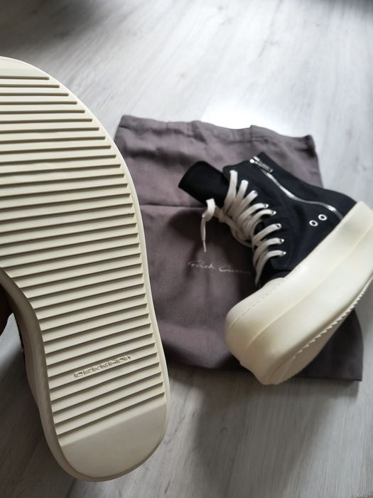 Rick Owens DRKSHDW Ramones mega double bumper 44