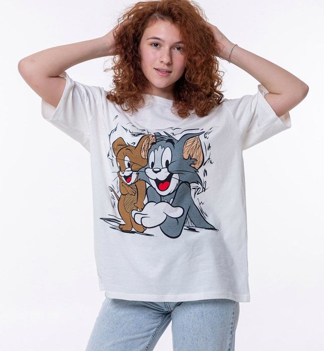 Свитер- свитшот футболки с принтом