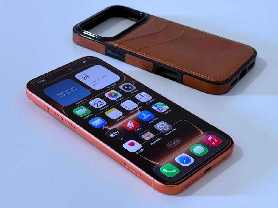 Бартер! Гаранция! Phone 17 Pro Max Cosmic Orange (Oранжев) 100% Батерия.