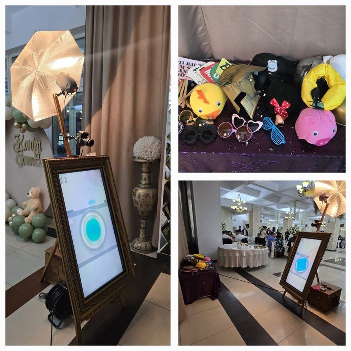 Oglinda/Cabina Foto/360/Baloane de sapun/Fum/Artificii,