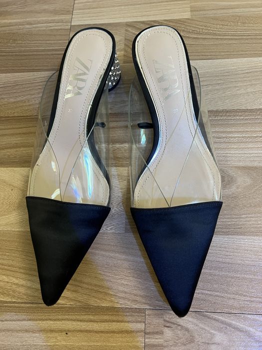 Шлепки zara женские