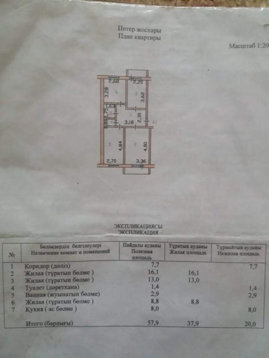 3-хкомнатная квартира