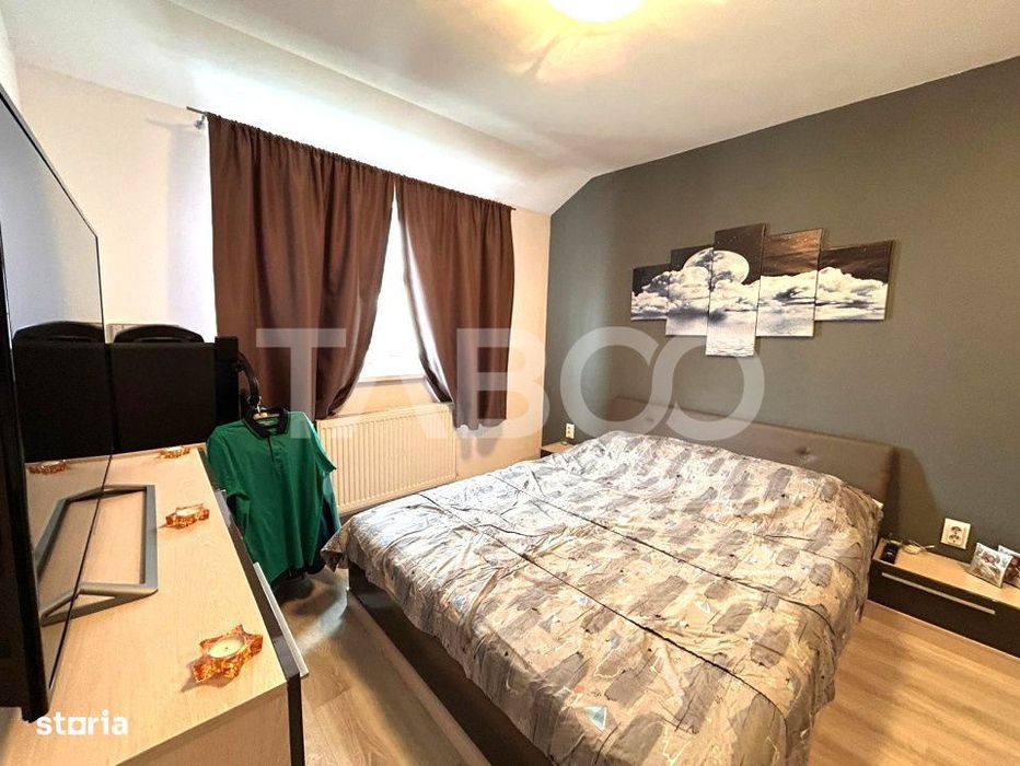 Apartament de vanzare 2 camere mobilat utilat balcon parcare Selimbar