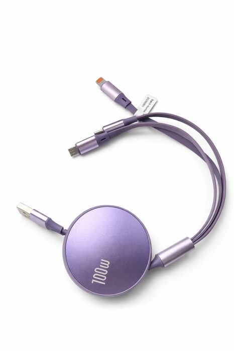 Кабель зарядки 3 в 1 Lightning Type-C Micro USB 100W