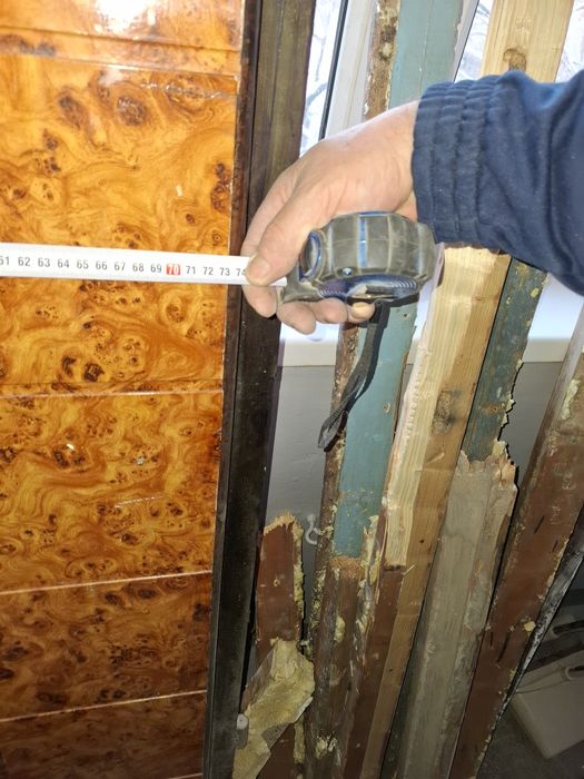 Дверь железная б/у.