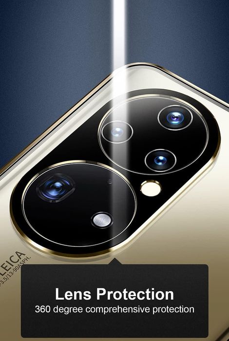 Двоен Магнитен Кейс за Huawei P50 Pro със защита на камерите