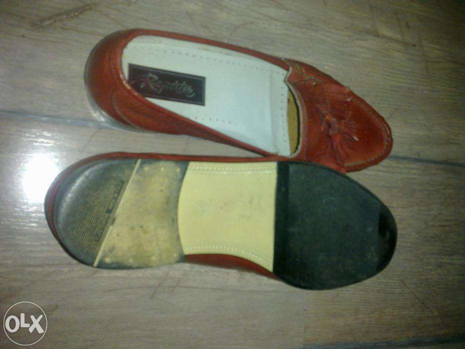 pantofi rosii din piele scarpi