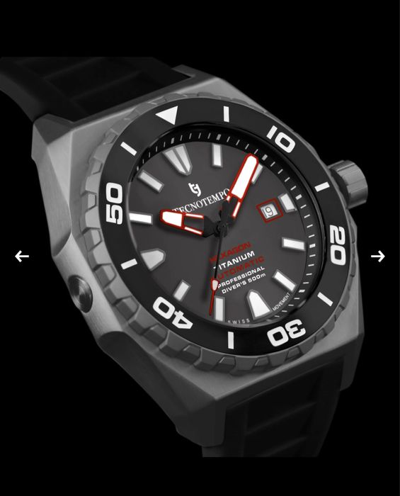 Ceas tecnotempo hexagon titan diver SWISS Galati • OLX.ro