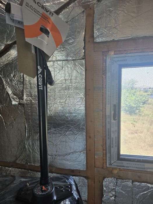 Pompa de podea XL cu manometru CRIVIT
