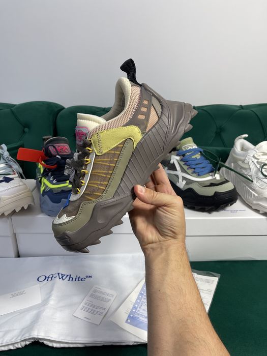Adidasi Off White ODSY piele naturala Premium Full Box colectie noua