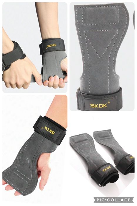 Грипове за тежести/фитнес/кросфит/лостове кожени