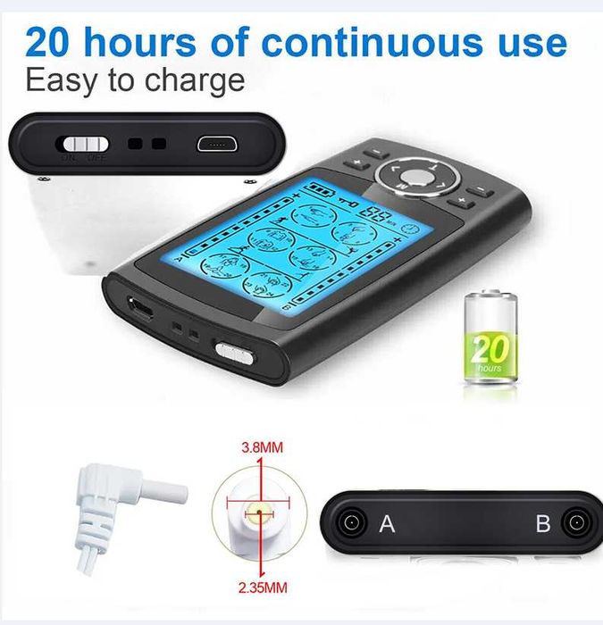 Уред за електростимулация AresPro, С 4 електрода, 24 режима