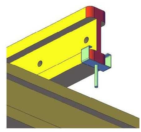 заключваща скоба за кофражна греда н-20